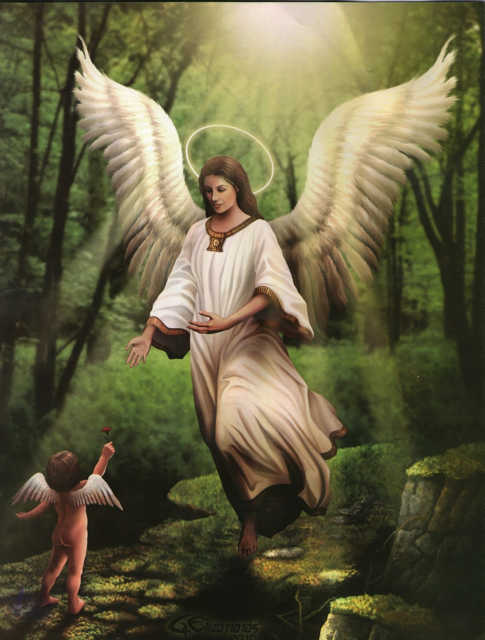 Mensaje angelical y consulta a los ángeles.